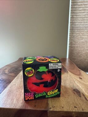 Needoh Jack-Glow Lantern - Orange Glow